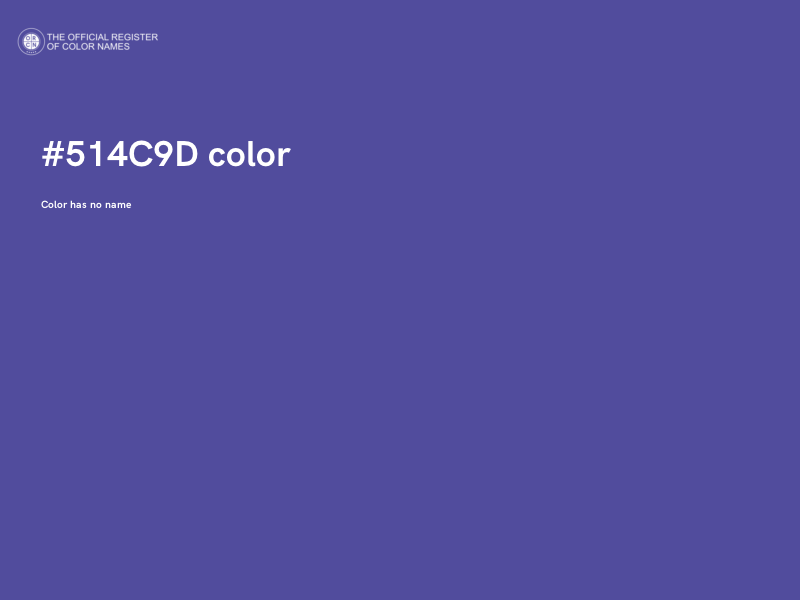 #514C9D color image