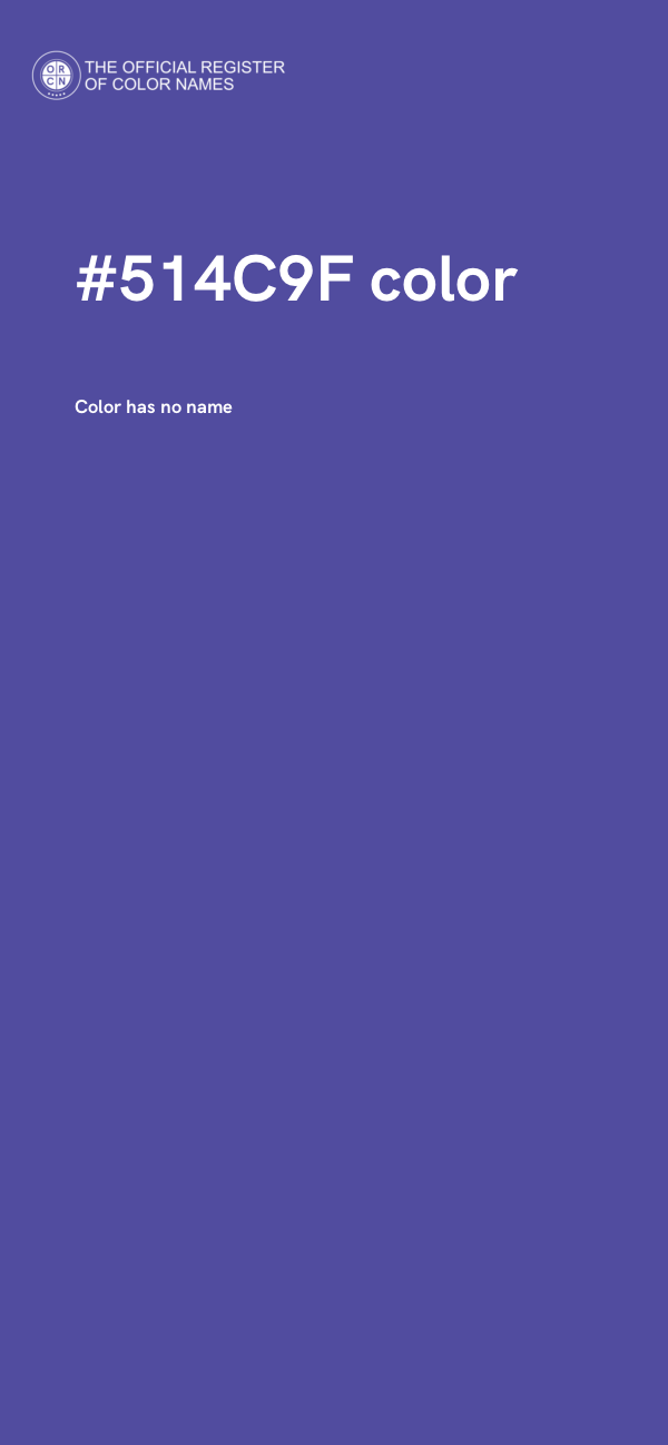 #514C9F color image
