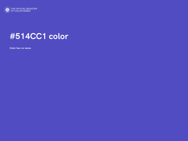 #514CC1 color image