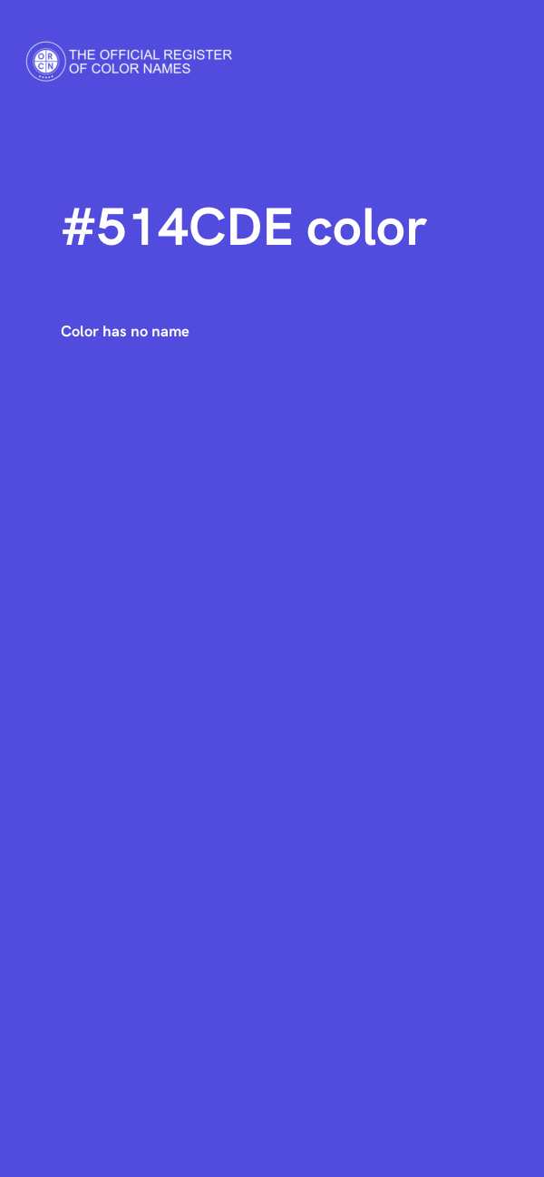 #514CDE color image