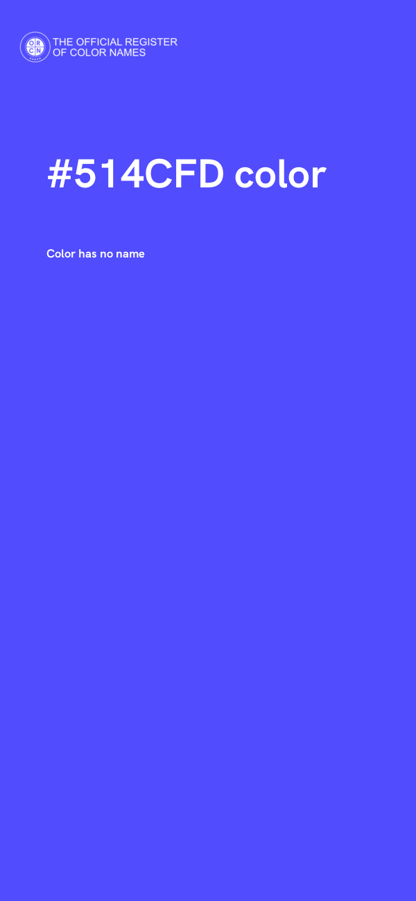 #514CFD color image