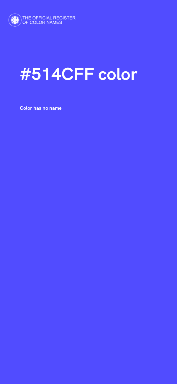 #514CFF color image
