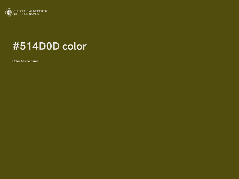 #514D0D color image