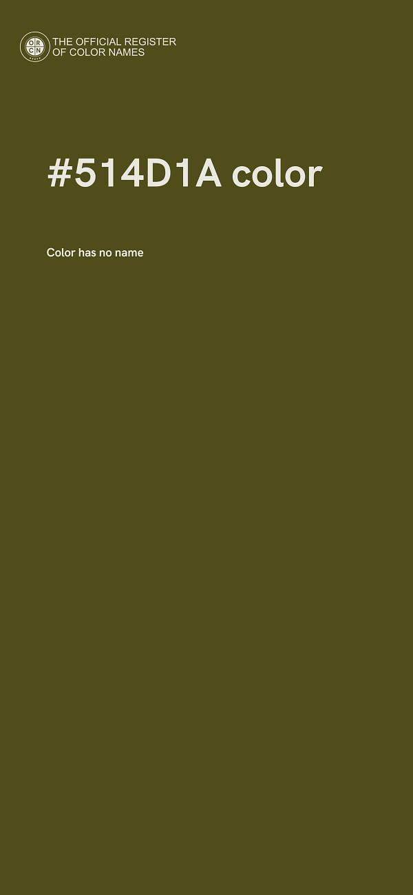 #514D1A color image