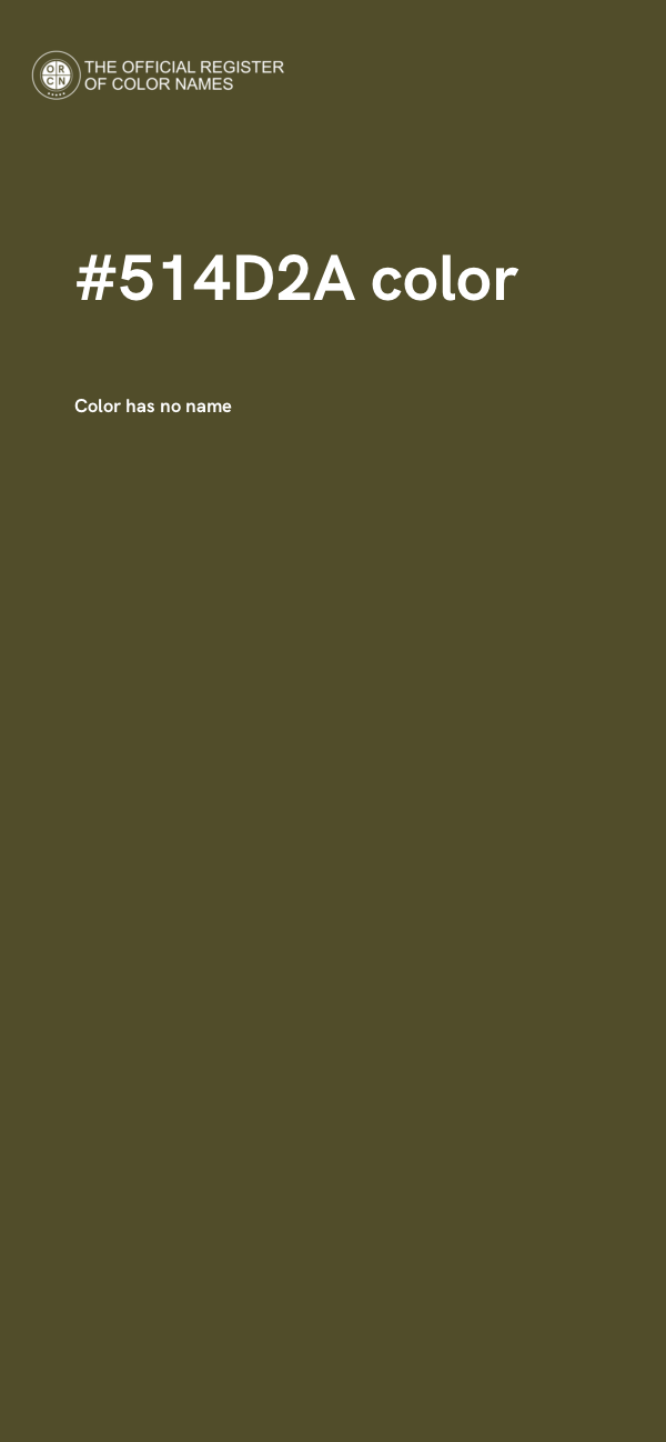 #514D2A color image