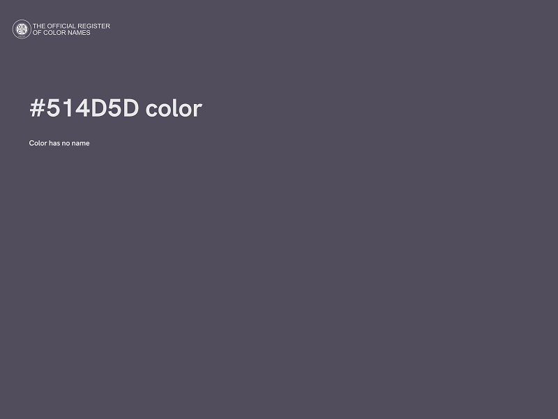 #514D5D color image