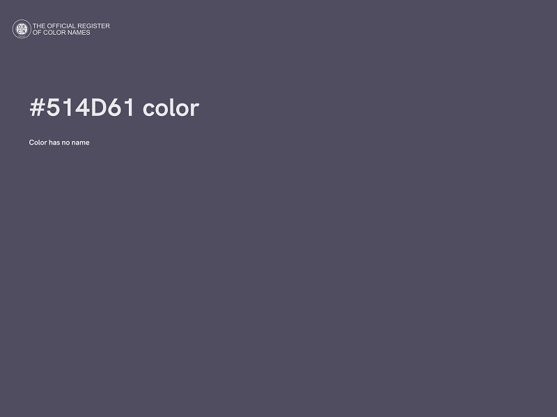 #514D61 color image