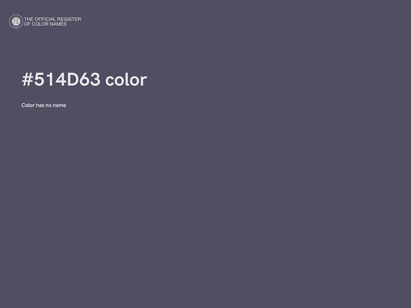 #514D63 color image