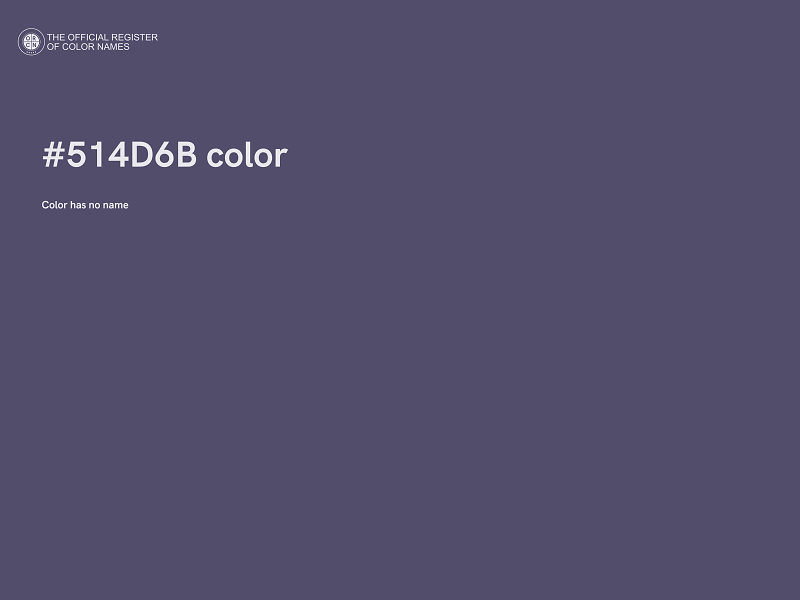 #514D6B color image