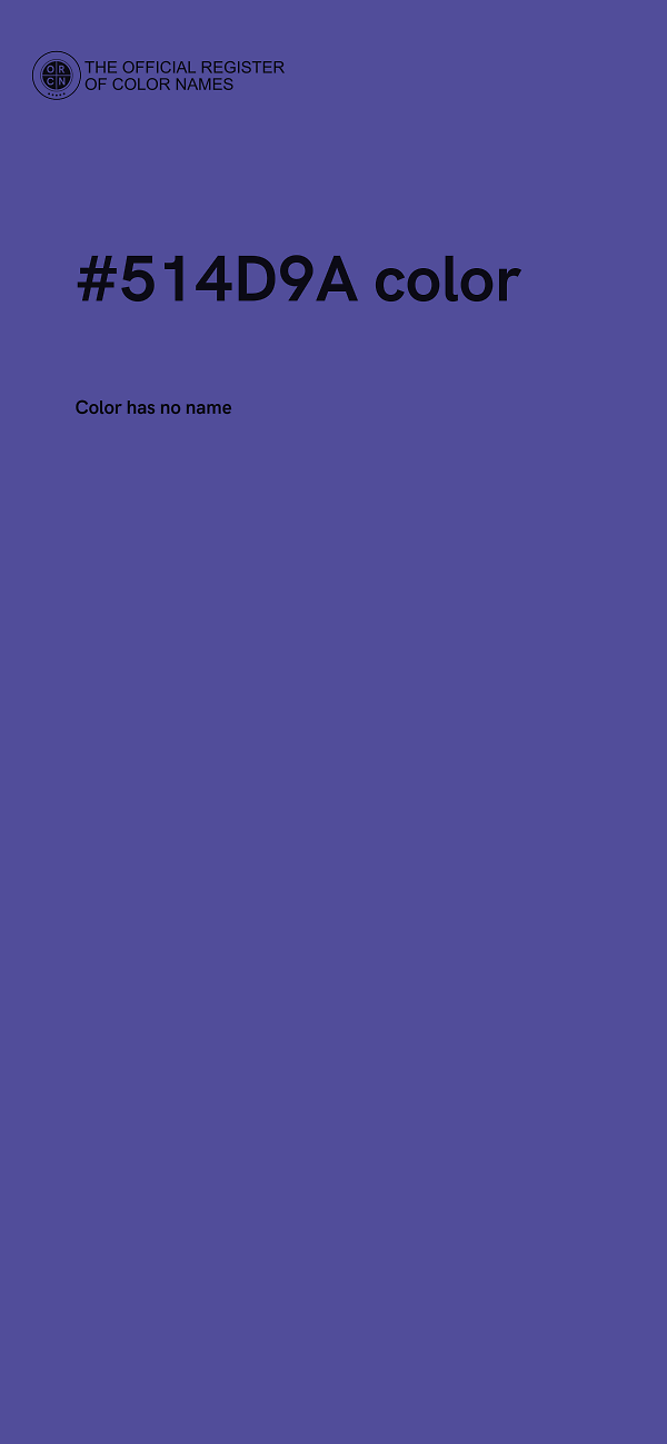 #514D9A color image