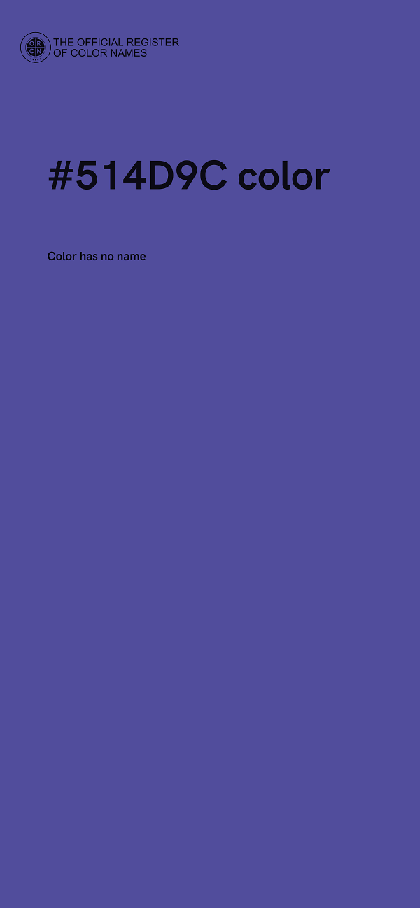 #514D9C color image