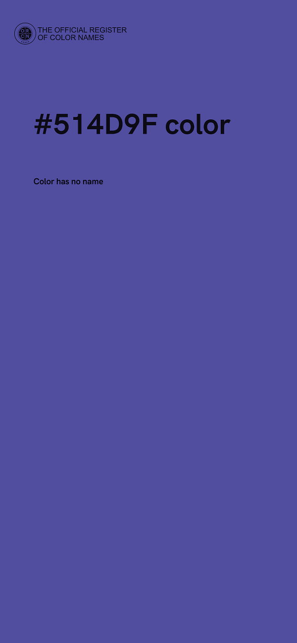 #514D9F color image