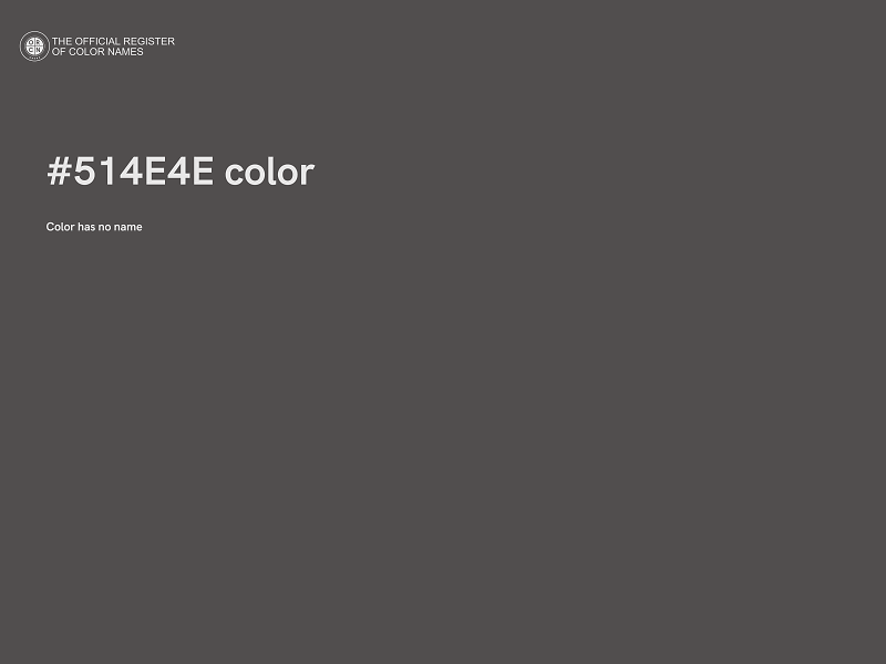 #514E4E color image