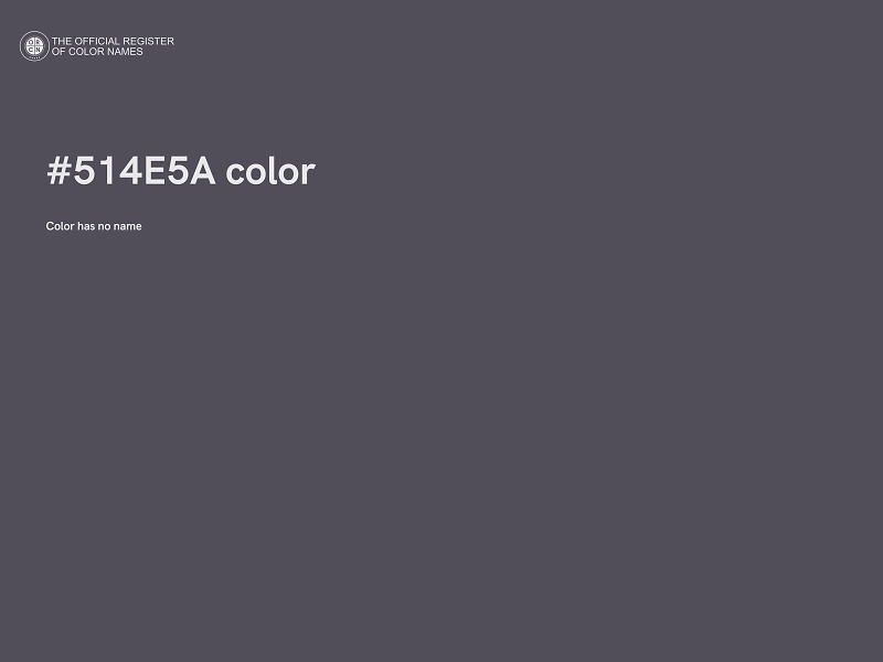 #514E5A color image