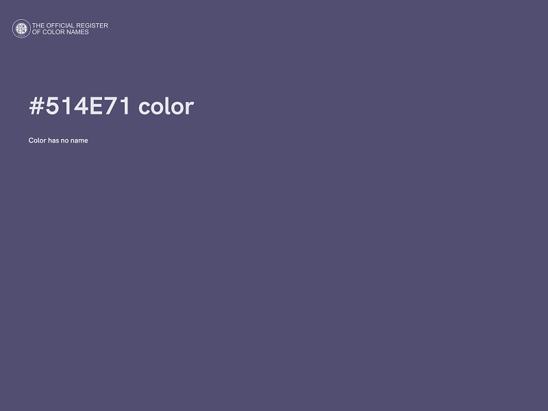 #514E71 color image