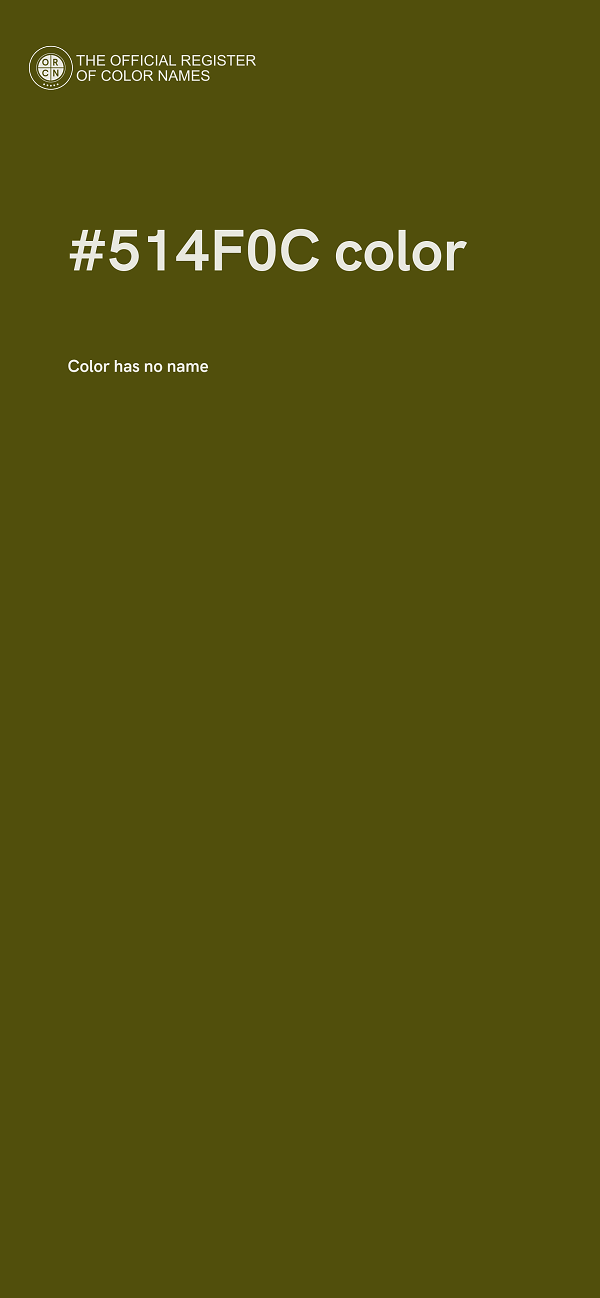 #514F0C color image