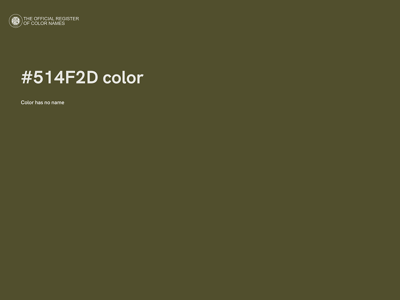 #514F2D color image