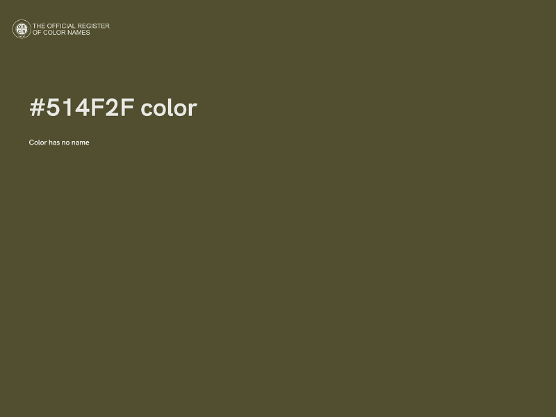 #514F2F color image