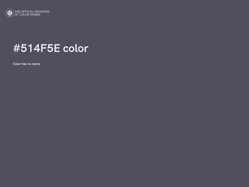 #514F5E color image