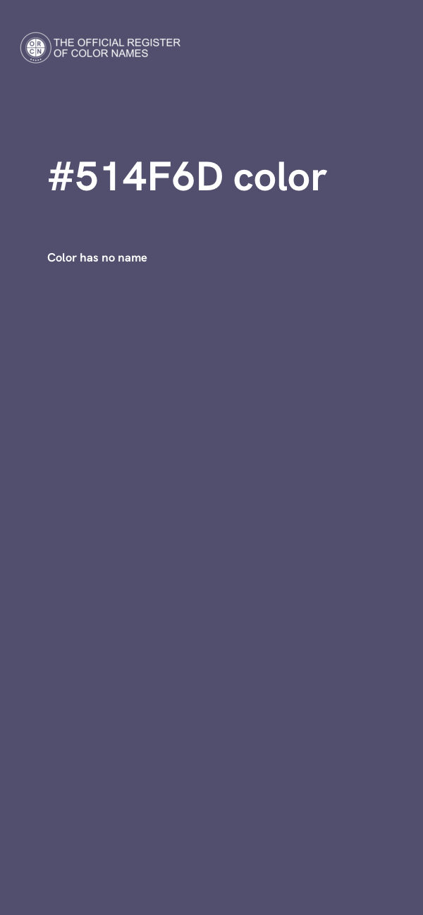 #514F6D color image