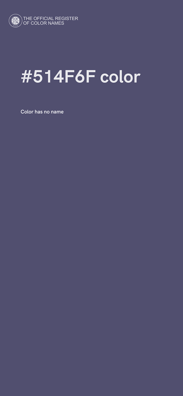 #514F6F color image