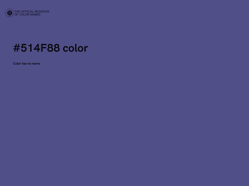 #514F88 color image