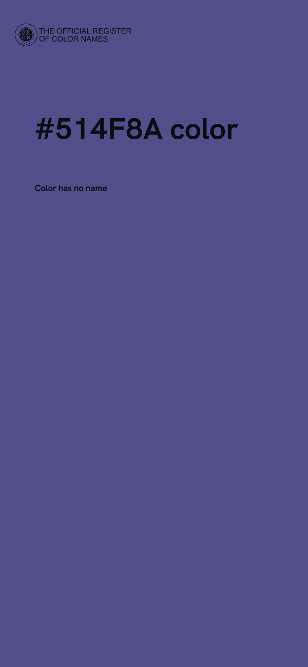 #514F8A color image