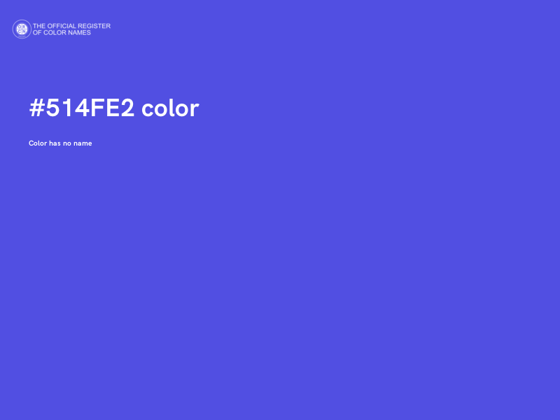 #514FE2 color image
