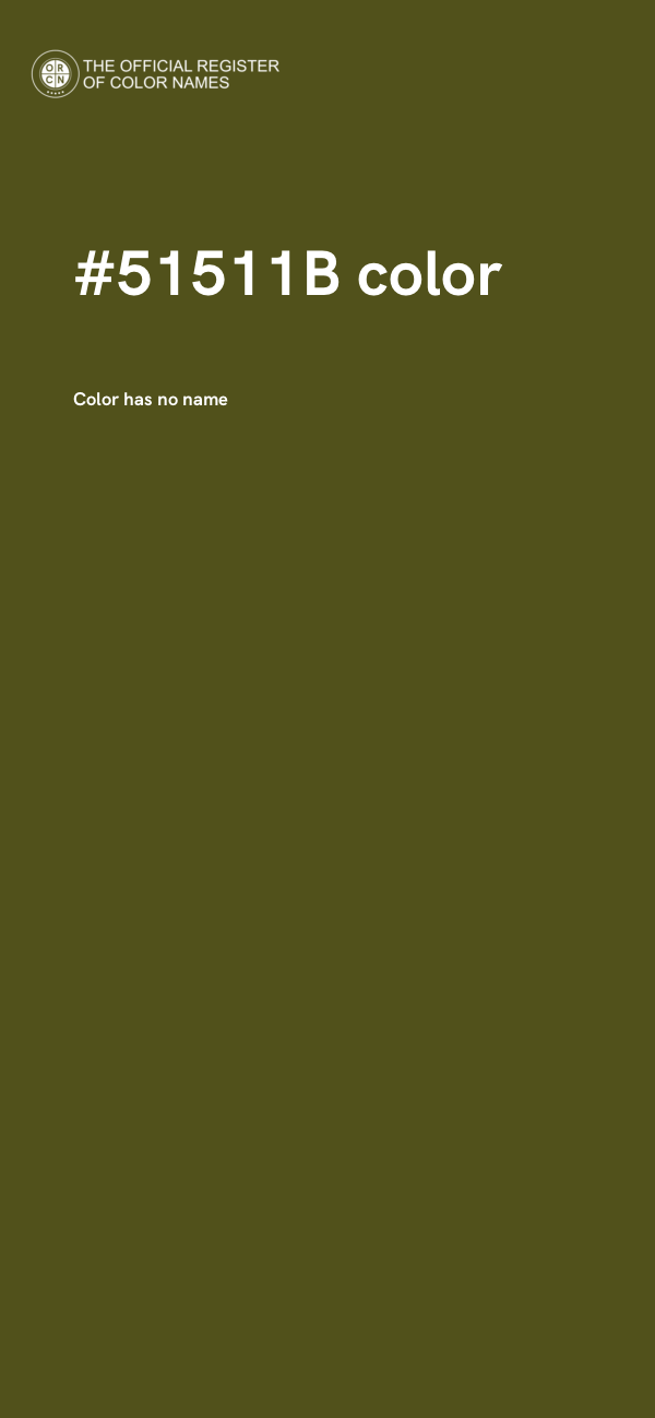 #51511B color image