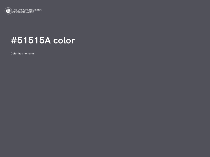 #51515A color image