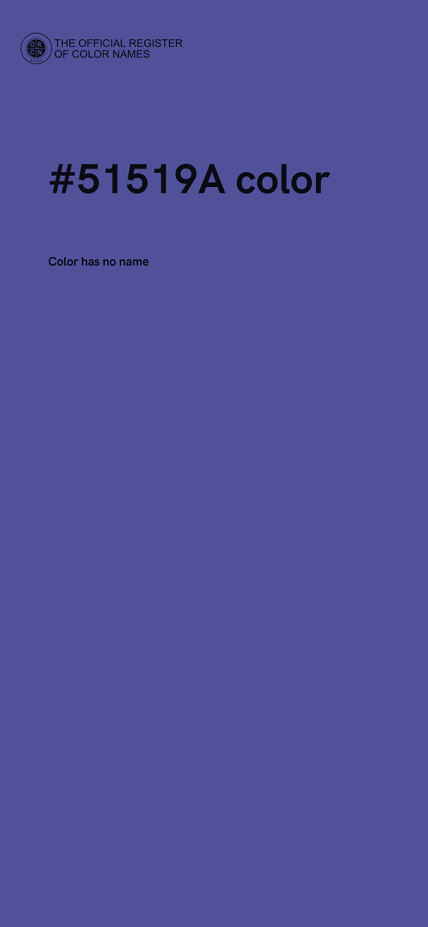 #51519A color image