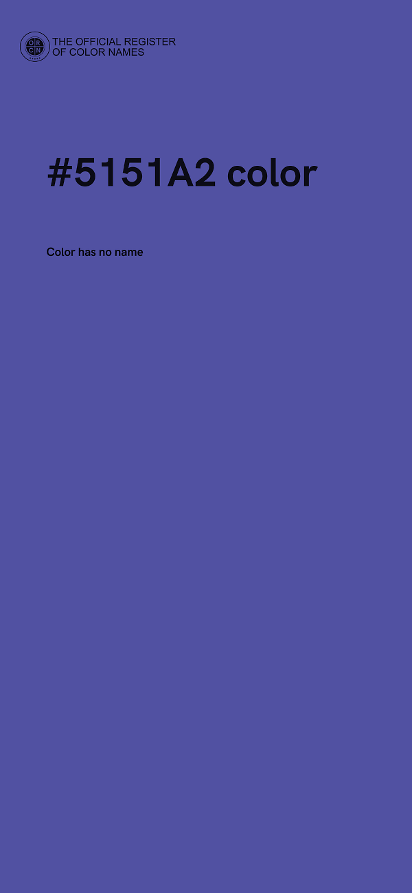 #5151A2 color image
