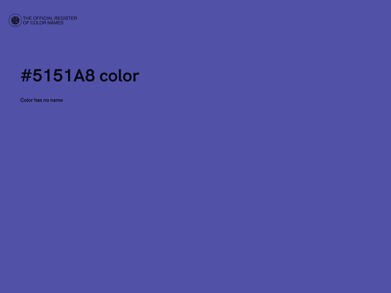 #5151A8 color image