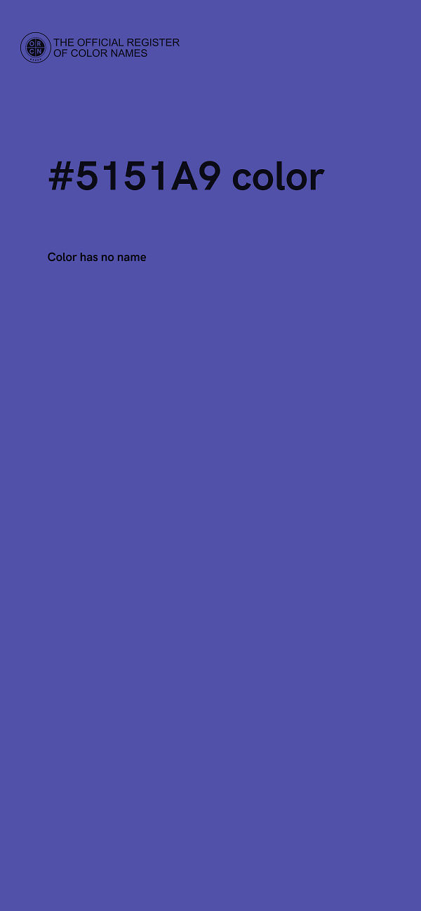 #5151A9 color image