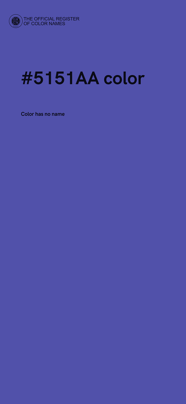 #5151AA color image