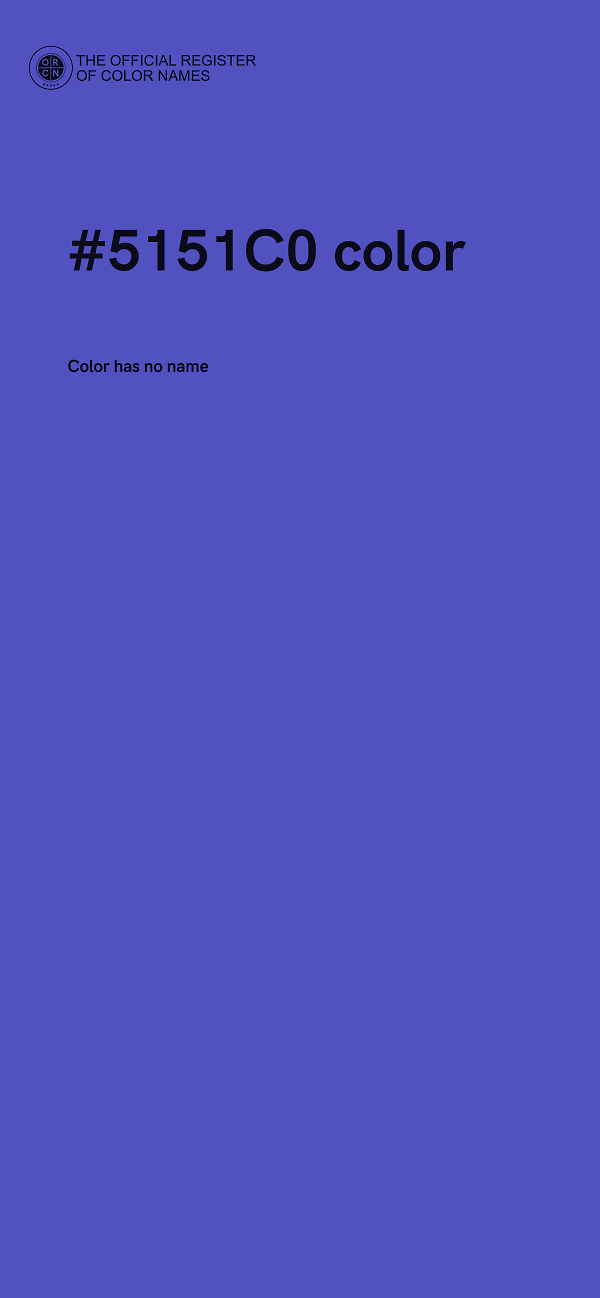 #5151C0 color image