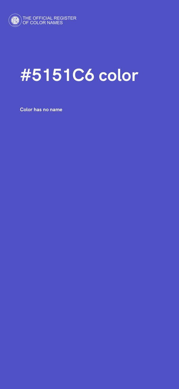#5151C6 color image