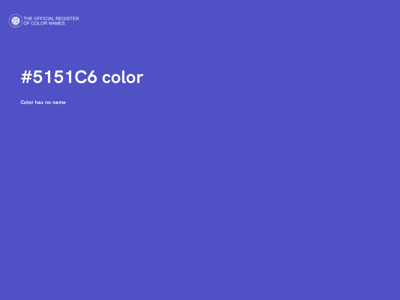 #5151C6 color image