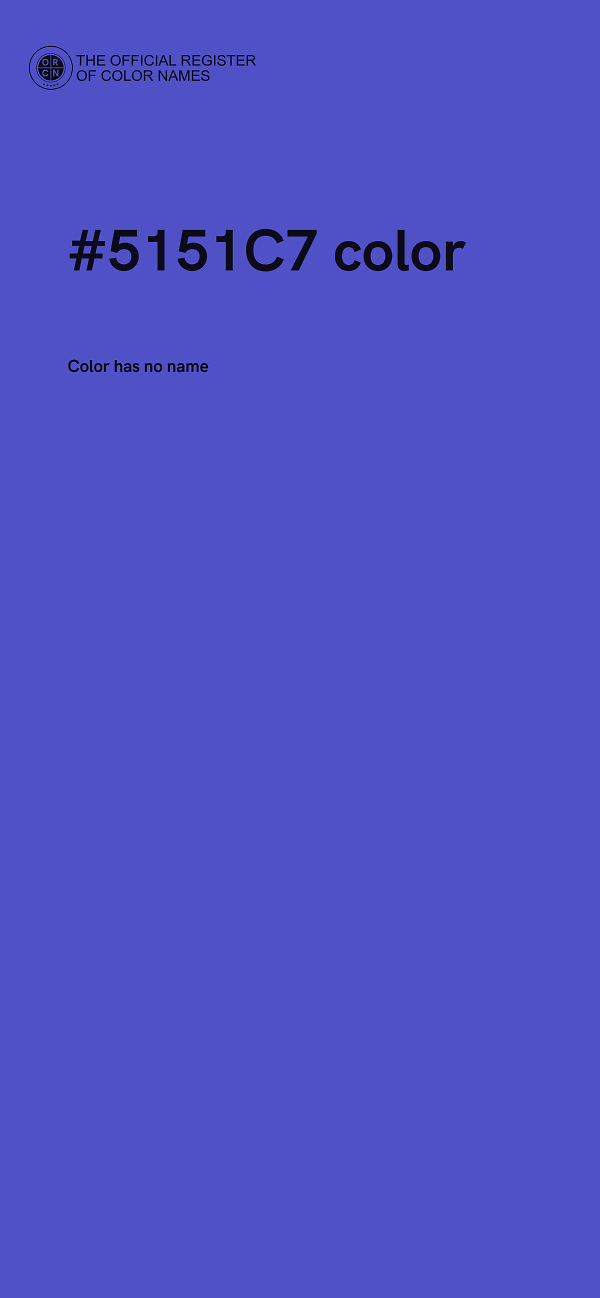 #5151C7 color image