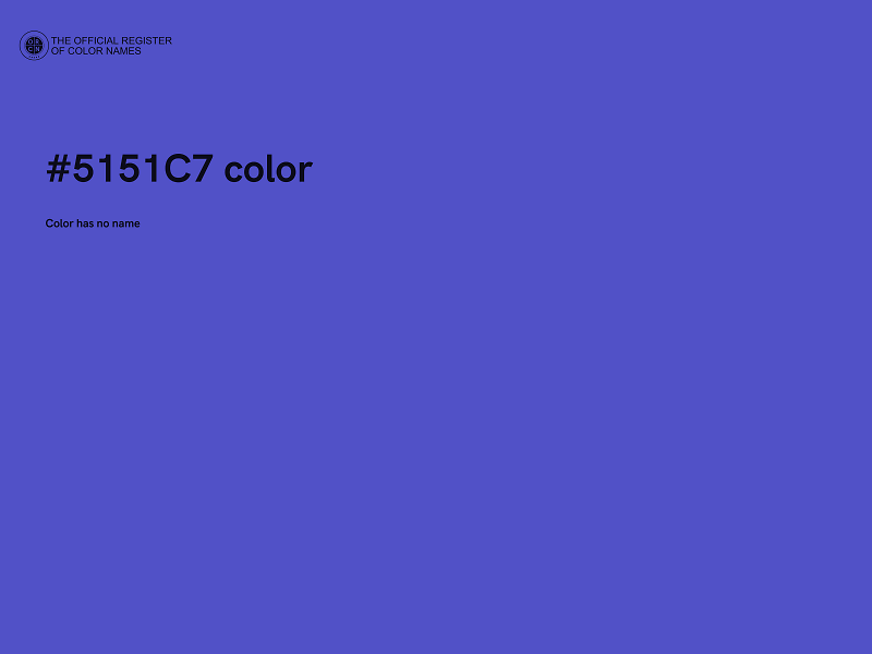#5151C7 color image