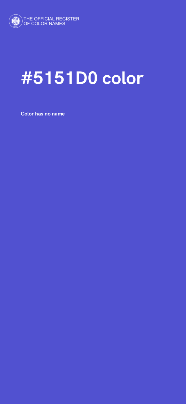 #5151D0 color image