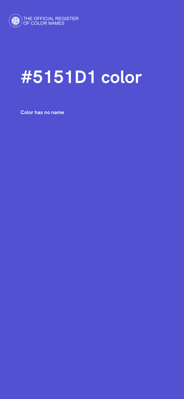 #5151D1 color image