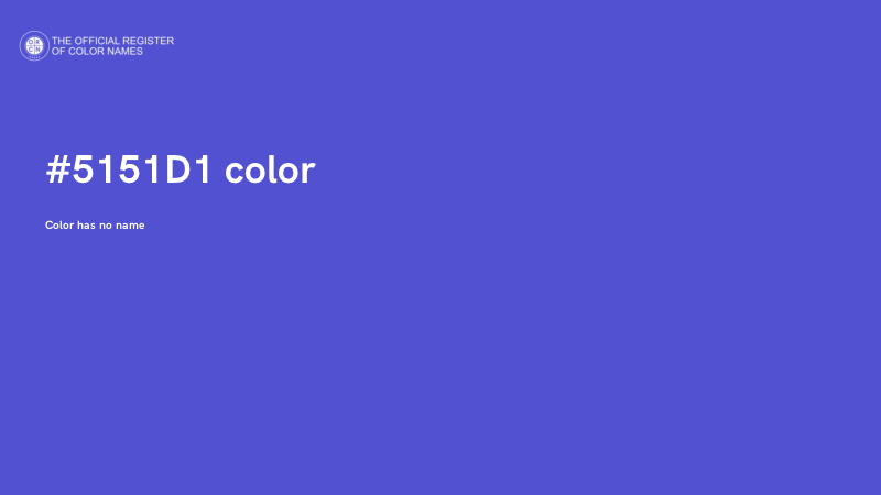 #5151D1 color image