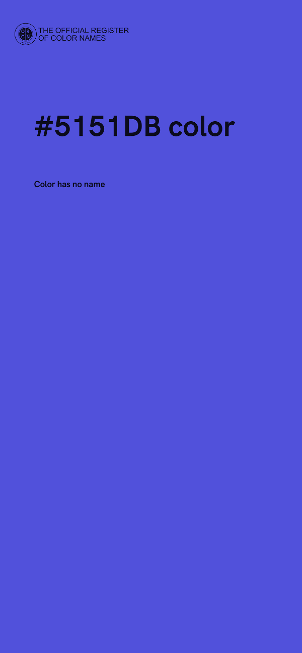 #5151DB color image