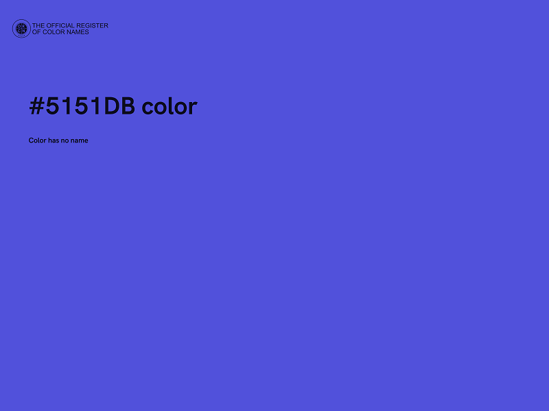 #5151DB color image
