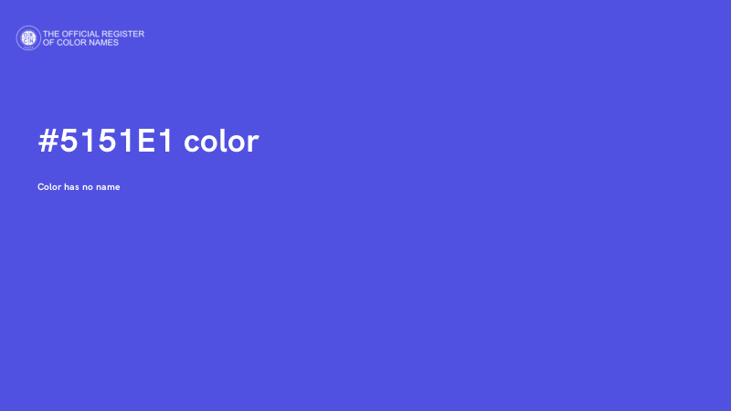 #5151E1 color image