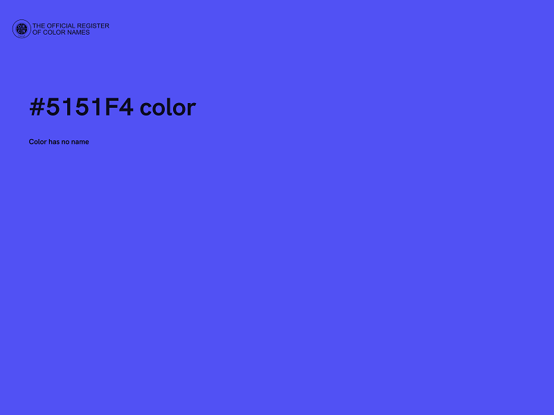 #5151F4 color image