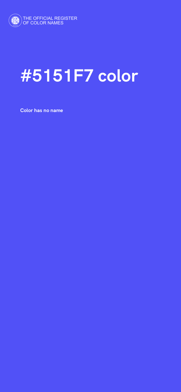 #5151F7 color image
