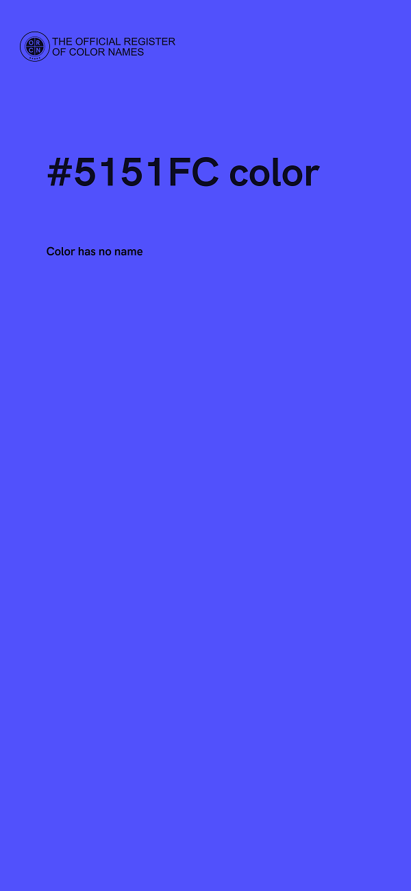 #5151FC color image