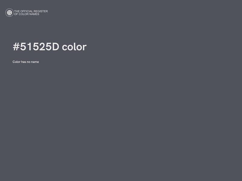 #51525D color image